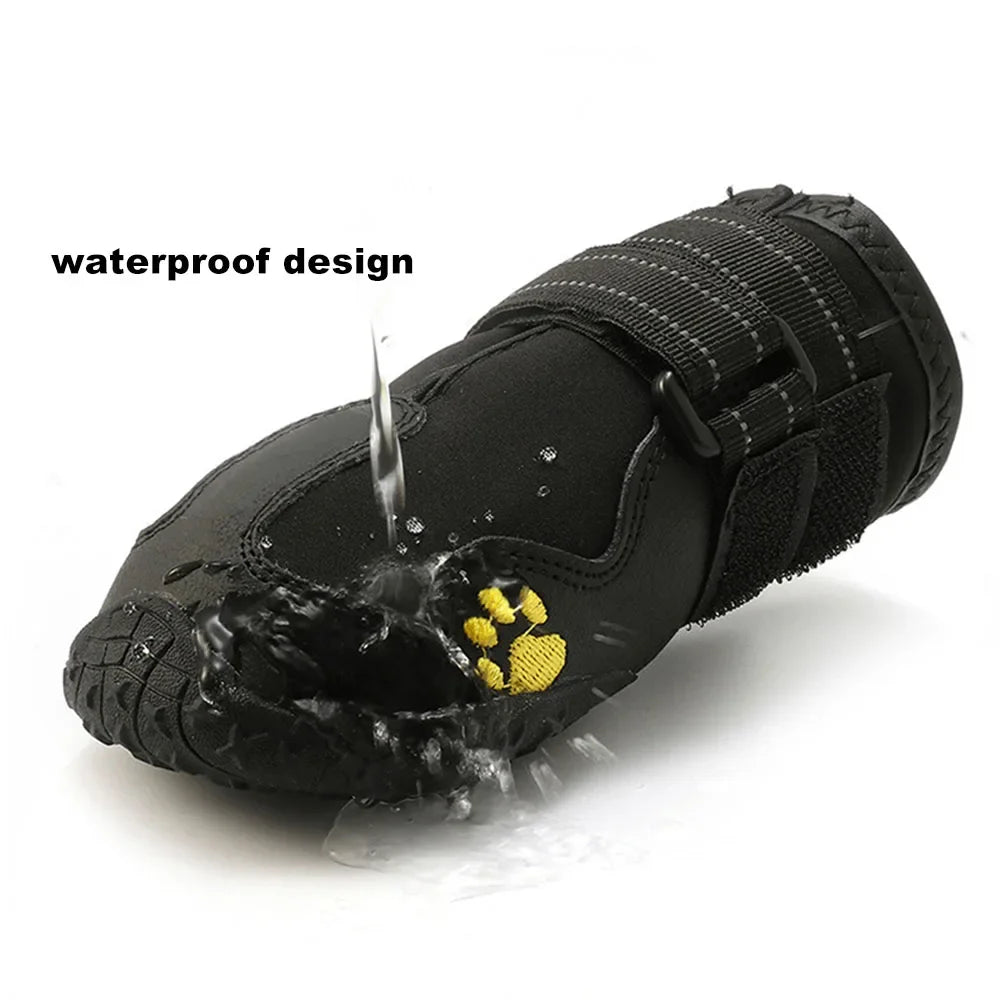PawPalpet Waterproof Anti-Slip Dog Booties for Senior Dogs