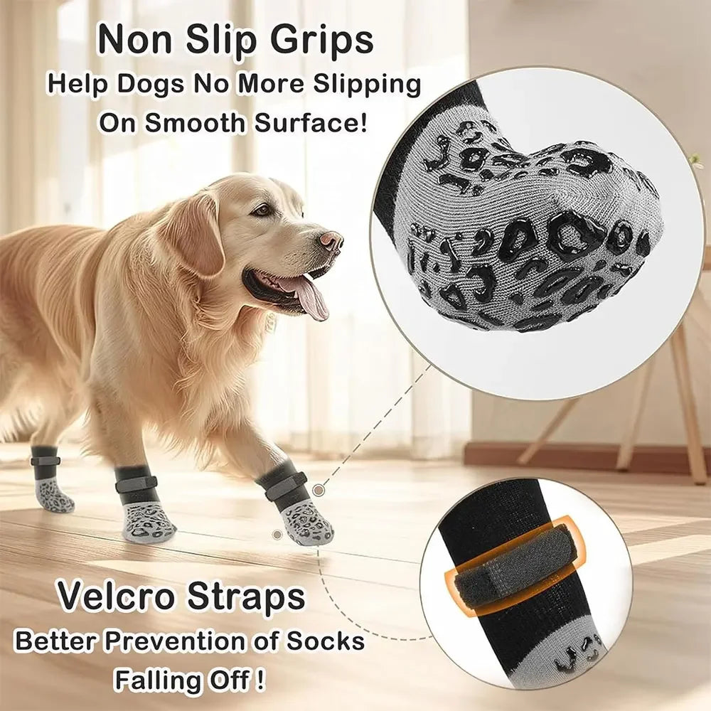 Pawonia Anti-Slip Paw Socks — Traction Control for Senior & Injured Dogs