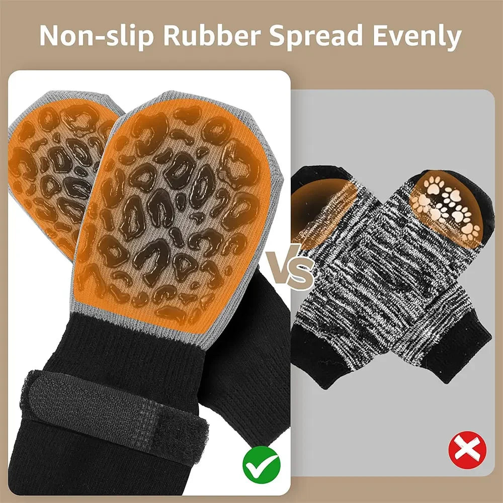 Pawonia Anti-Slip Paw Socks — Traction Control for Senior & Injured Dogs