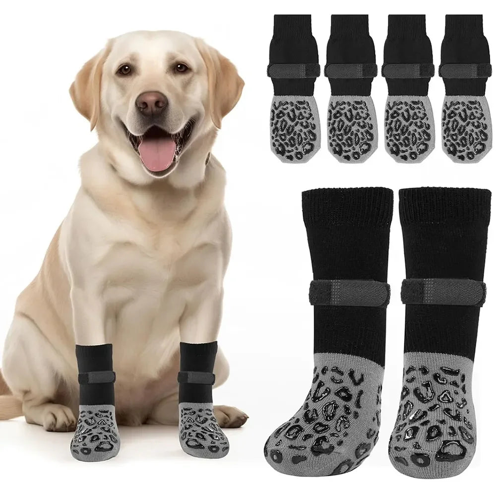 Pawonia Anti-Slip Paw Socks — Traction Control for Senior & Injured Dogs
